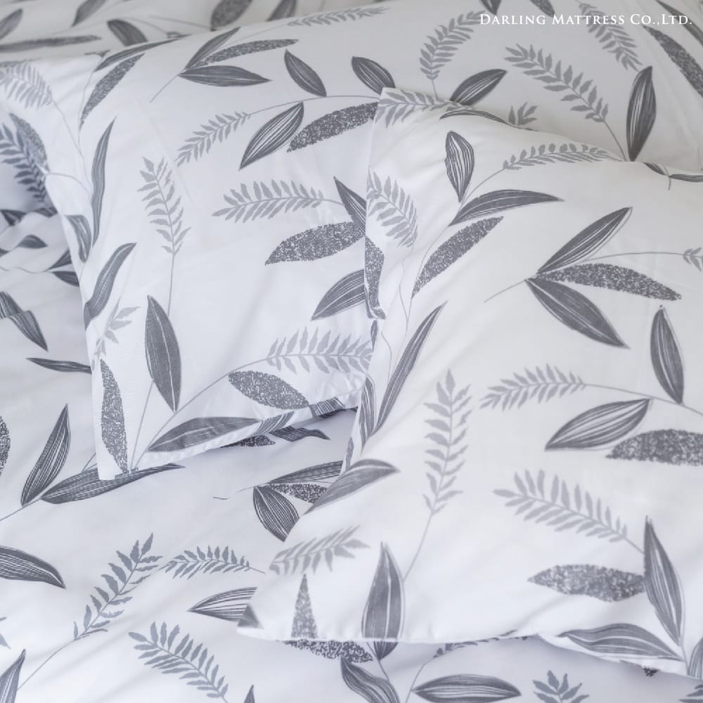 ชุดผ้าปูผ้านวม 3.5 ฟุต DARLING MATTRESS รุ่นลายดอกไม้ ลายลีฟ
